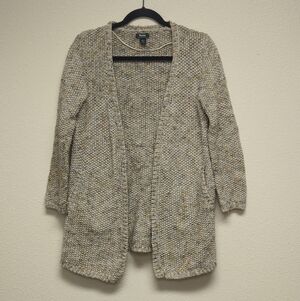 Roots Tan Knit Cardigan Sweater